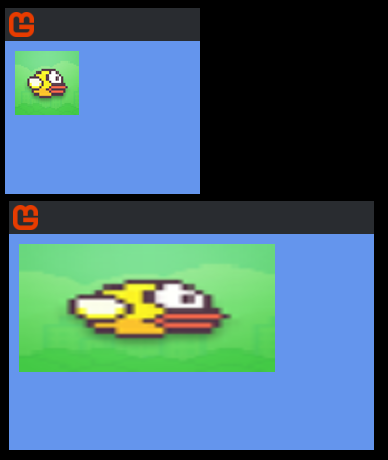 resizing the sprite using a destination rectangle