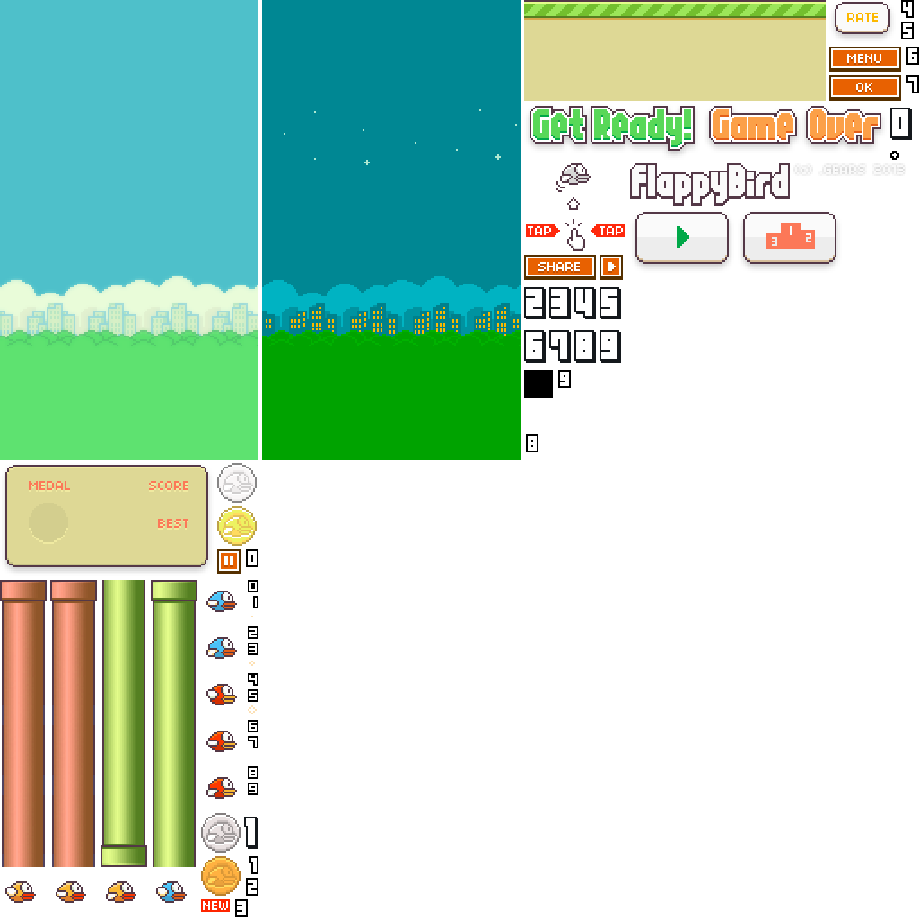 flappy bird spritesheet